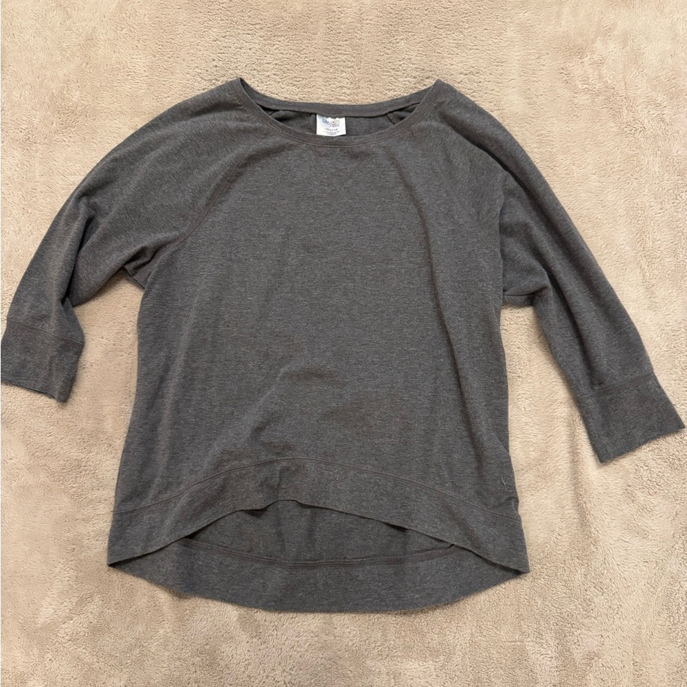 Danskin Charcoal 3/4 Sleeve Tee